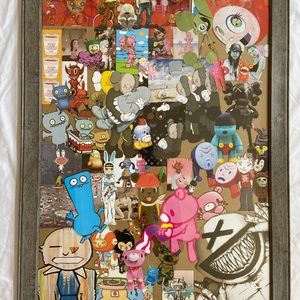 KAWS Anime Framed Collage